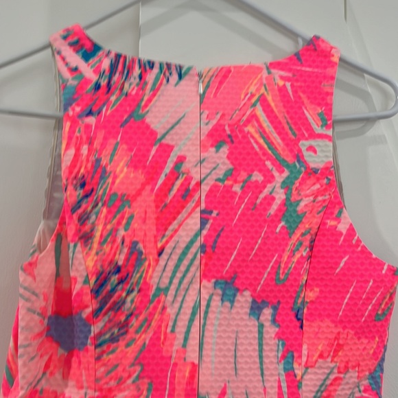 Lilly Pulitzer Pink and Blue Floral Mini Dress - Picture 5 of 6